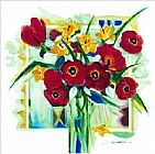 Red Poppies In Vase